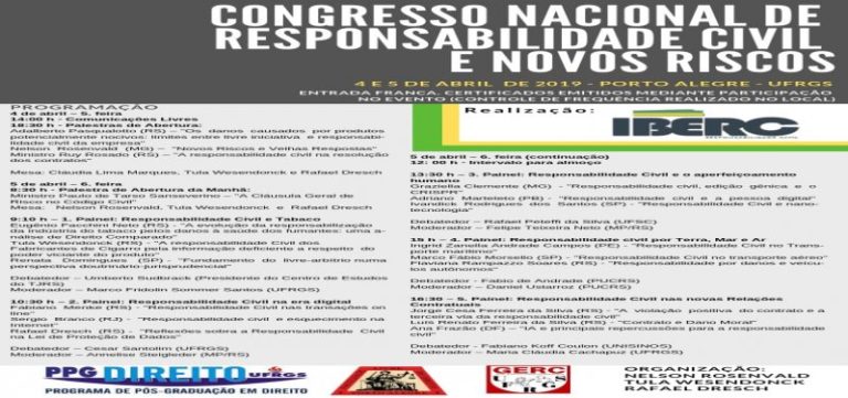 Read more about the article CONGRESSO NACIONAL DE RESPONSABILIDADE CIVIL EM PORTO ALEGRE